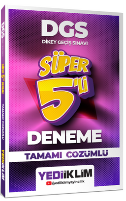 2026 DGS Tamamı Çözümlü Süper 5'li Deneme