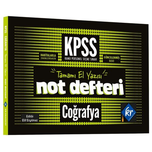 KPSS Coğrafya Konu Anlatımlı Not Defteri
