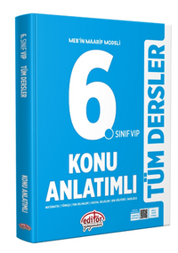 6. Sınıf VIP Dersler Konu Anlatımlı 
