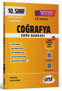 10. Sınıf Coğrafya Etkinlikli Soru Bankası