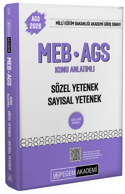 2026 MEB-AGS Konu Anlatımlı Sözel Yetenek Sayısal Yetenek