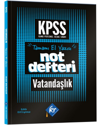 KPSS Vatandaşlık Konu Anlatımlı Not Defteri