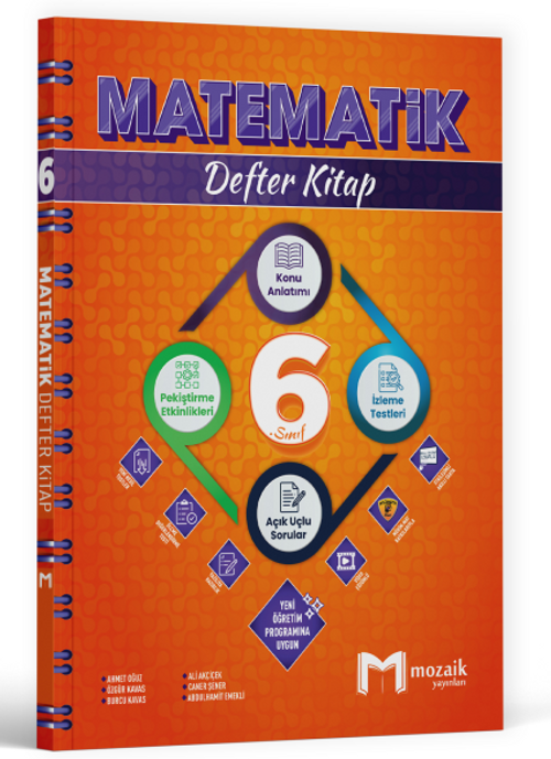 6. Sınıf Matematik Defter Kitap