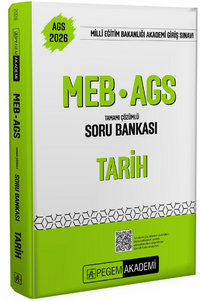 2026 MEB-AGS Soru Bankası Tamamı Çözümlü Tarih