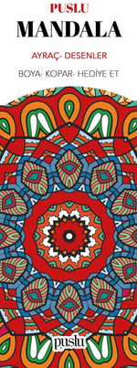 Mandala Ayraç/Desenler (Boya-Kopar-Hediye Et)