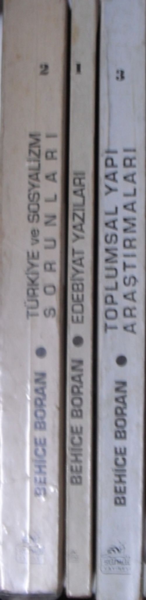 Bütün Yapıtları / Behice Boran (3 Cilt) (2-E-24)