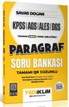 KPSS ALES DGS Savaş Doğan Serisi Paragraf Tamamı Video Konu Anlatımlı ve Tamamı QR &Ccedil;&ouml;z&uuml;ml&uuml; Soru Bankası