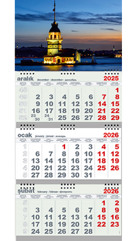 2026 Gemici Takvim - Kız Kulesi 