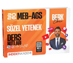 2026 MEB-AGS Sözel Yetenek Video Ders Notları 