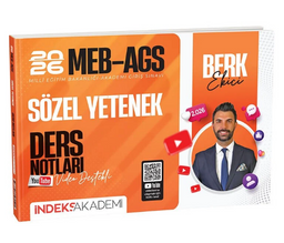 2026 MEB-AGS Sözel Yetenek Video Ders Notları 
