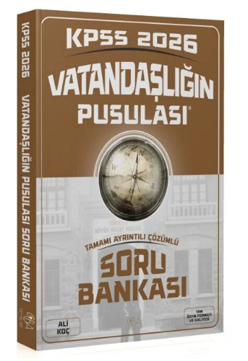 2026 KPSS Vatandaşlık Vatandaşlığın Pusulası Soru Bankası Çözümlü 