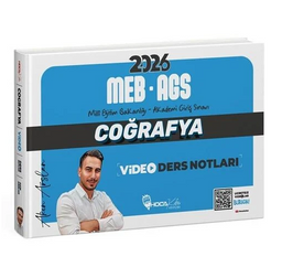 2026 MEB-AGS Coğrafya Video Ders Notları 