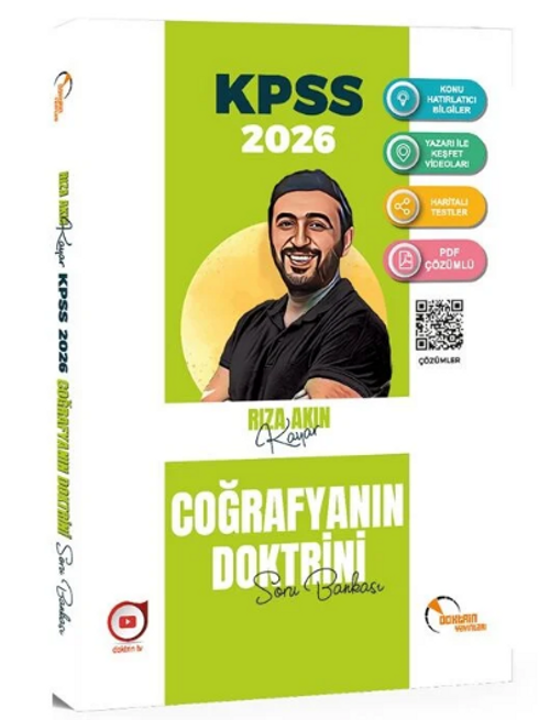 2026 KPSS Coğrafyanın Doktrini Soru Bankası Çözümlü