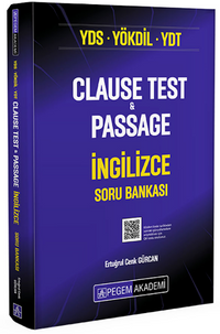 YDS YÖKDİL YDT Clause Test & Passage İngilizce Soru Bankası