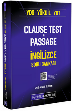 YDS YÖKDİL YDT Clause Test & Passage İngilizce Soru Bankası