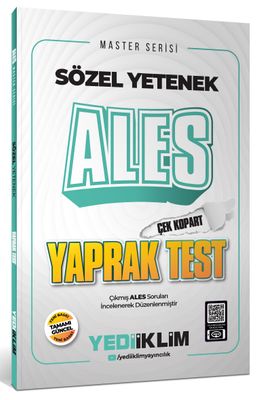 2026 ALES Sözel Yetenek Çek Kopart Yaprak Test