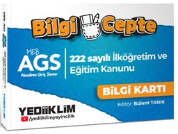 2026 MEB AGS Bilgi Cepte 222 Sayılı İlköğretim ve Eğitim Kanunu Bilgi Kartı (Soru-Cevap)