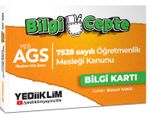 2026 MEB AGS Bilgi Cepte 7528 Sayılı Öğretmenlik Meslek Kanunu Bilgi Kartı (Soru-Cevap)