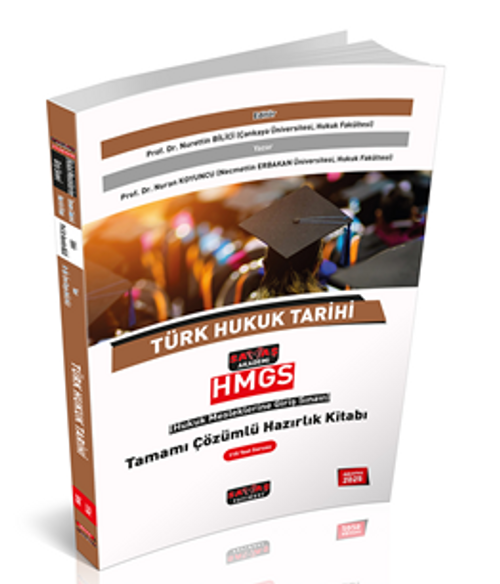 HMGS Türk Hukuk Tarihi Tamamı Çözümlü Hazırlık Kitabı 