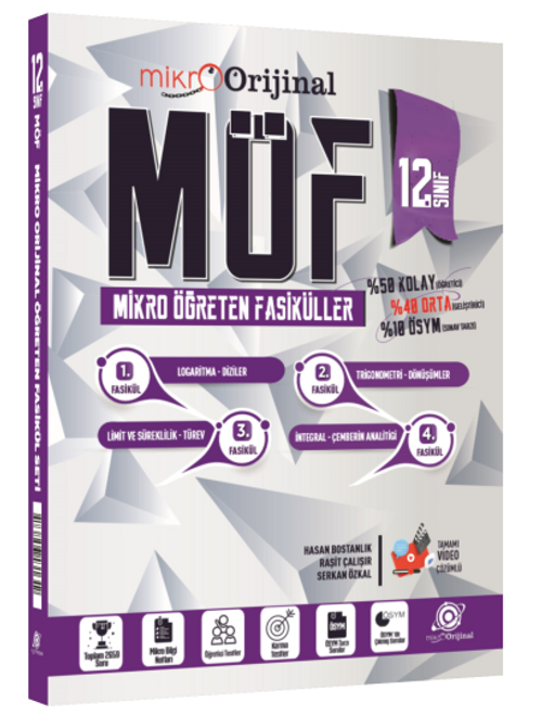 12. Sınıf Matematik MÖF Mikro Öğreten Fasiküller