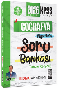 2026 KPSS Coğrafya Algoritma Soru Bankası Çözümlü 