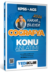 2026 KPSS AGS Coğrafya Konu Anlatımı 