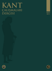 Kant Çalışmaları Dergisi Sayı 4