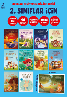 Okumayı Seviyorum Hikaye Serisi 2. Sınıflar İçin (10 Kitap) 