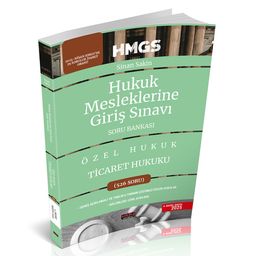 HMGS Hukuk Mesleklerine Giriş Sınavı Soru Bankası Özel Hukuk Ticaret Hukuku