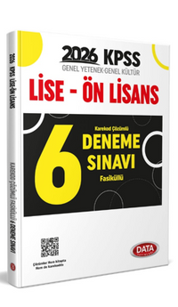 Kpss Gy-Gk Lise Ön Lisans Fasiküllü Karekod Çözümlü 6 Deneme Sınavı