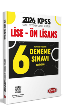 Kpss Gy-Gk Lise Ön Lisans Fasiküllü Karekod Çözümlü 6 Deneme Sınavı