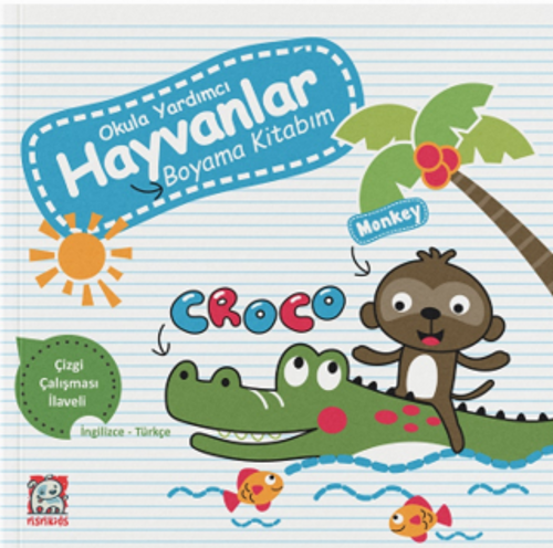 Okula Yardımcı Hayvanlar Boyama Kitabım