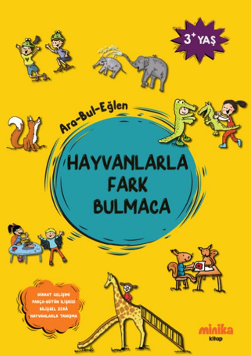 Hayvanlarla Fark Bulmaca / Ara-Bul-Eğlen