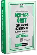 2026 MEB AGS ÖABT Okul Öncesi Öğretmenliği Alan Bilgisi - Alan Eğitimi Tamamı Çözümlü Soru Bankası