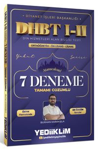Diyanet İşleri Başkanlığı DHBT I-II Ortaöğretim - Önlisans - Lisans Tamamı Çözümlü 7 Deneme   