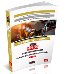 HMGS Medeni Usul Hukuku Tamamı Çözümlü Hazırlık Kitabı Savaş Yayınları 2025