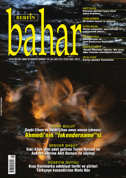 Berfin Bahar Aylık Kültür Sanat ve Edebiyat Dergisi Sayı:331 Eylül 2025
