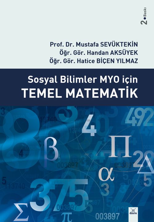 Sosyal Bilimler MYO İçin Temel Matematik
