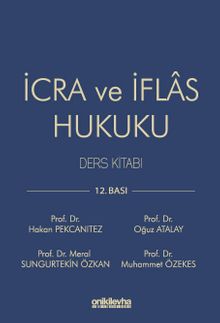 İcra ve İflas Hukuku Ders Kitabı