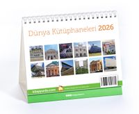 2026 Kitapyurdu Masa Takvimi (Dünya Kütüphaneleri)