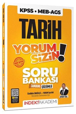 KPSS MEB-AGS Tarih Yorum Sizin Soru Bankası Çözümlü