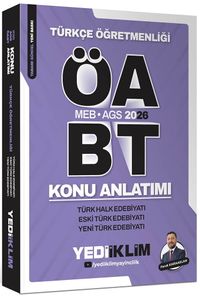 2026 MEB AGS ÖABT Türkçe Öğretmenliği Türk Halk Edebiyatı Eski Türk Edebiyatı Yeni Türk Edebiyatı Konu Anlatımı