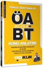 2026 MEB AGS ÖABT Türkçe Öğretmenliği Anlama ve Anlatma Teknikleri Dil Bilimi Yeni Türk Dili Çocuk Edebiyatı Sözlü ve Yazılı Anlatım Konu Anlatımı
