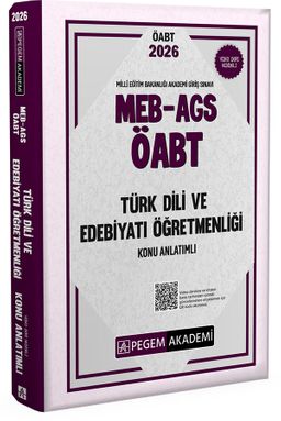 2026 MEB AGS ÖABT Türk Dili ve Edebiyatı Öğretmenliği Konu Anlatımlı