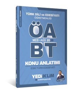 2026 MEB AGS ÖABT Türk Dili ve Edebiyatı Öğretmenliği Eski Türk Edebiyatı Konu Anlatımı