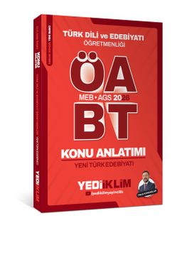 2026 MEB AGS ÖABT Türk Dili ve Edebiyatı Öğretmenliği Yeni Türk Edebiyatı Konu Anlatımı