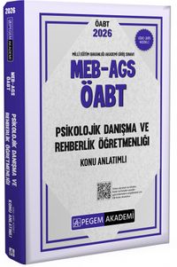 2026 MEB AGS ÖABT Psikolojik Danışma ve Rehberlik Konu Anlatımlı