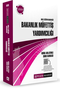 2026 MEB Bakanlık Müfettiş Yardımcılığı Konu Anlatımlı Soru Bankası