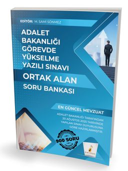 GYS Adalet Bakanlığı Görevde Yükselme Yazılı Sınavı Ortak Alan Soru Bankası