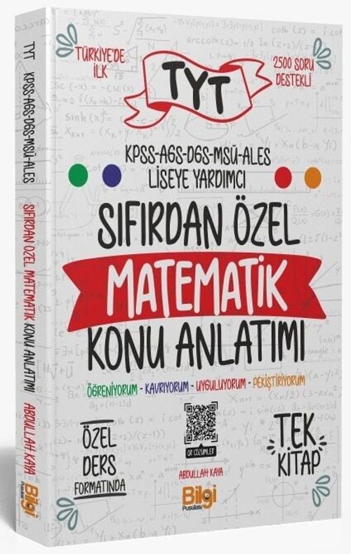 TYT KPSS MEB-AGS ALES DGS MSÜ Sıfırdan Özel Matematik Konu Anlatımı